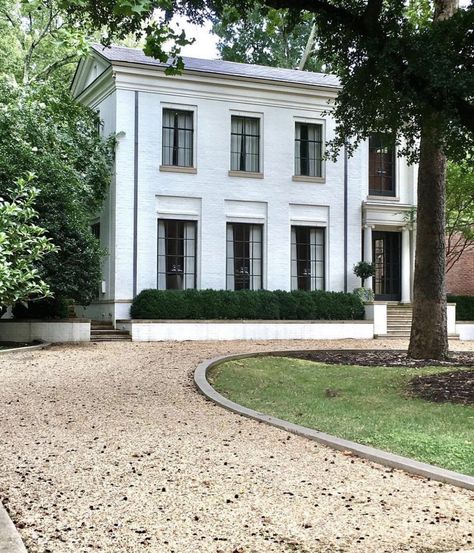 Georgian Colonial House, Neo Classical Architecture, Cedar Shake Roof, Parisian Interior, Modern Colonial, Bryn Mawr, Classic Building, Modern Landscape Design, Neo Classical