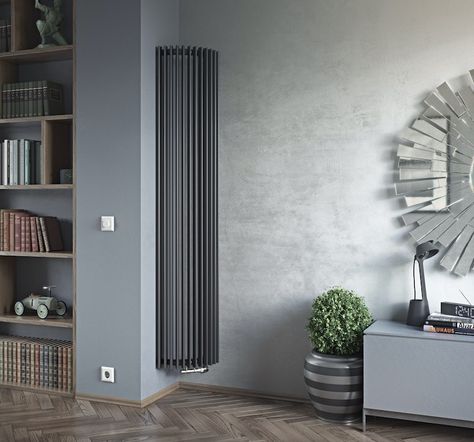 9-radically-cool-radiators | The Good Web Guide Tall Radiators, Best Radiators, Vertical Radiators, Designer Radiator, Vertical Design, Vertical Frames, Minimal Home, Heated Towel Rail, Elegant Interiors