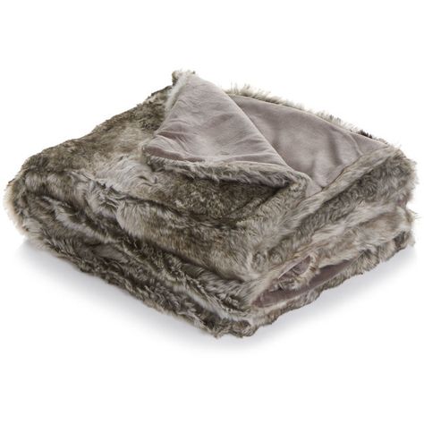 Wilko Faux Fur Throw (62 CAD) ❤ liked on Polyvore featuring home, bed & bath, bedding, blankets, faux fur throw blanket, faux fur blanket throw, faux fur bedding, fake fur blanket and faux fur throw Fake Fur Blanket, Grey Faux Fur Throw, Faux Fur Bedding, Fur Bedding, Sheepskin Throw, Faux Fur Throw Blanket, Faux Fur Blanket, Grey Throw, Bedding Blankets