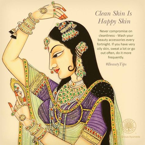 #BeautyTip – Cleanliness is the KEY! Ancient Beauty Rituals, Ayurveda Skin Care, Ayurveda Beauty, Forest Essentials, Lotus Flower Art, Skin Care Tutorial, Cute Sewing Projects, Beauty Tips For Glowing Skin, Ancient Beauty