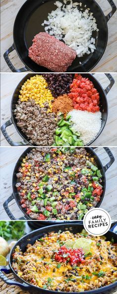 Mexican Ground Beef, Ground Beef And Rice, Healthy Ground Beef, Ground Beef Recipes Healthy, One Skillet, Dinner With Ground Beef, Beef And Rice, Ground Beef Recipes Easy, Ground Beef Recipes For Dinner