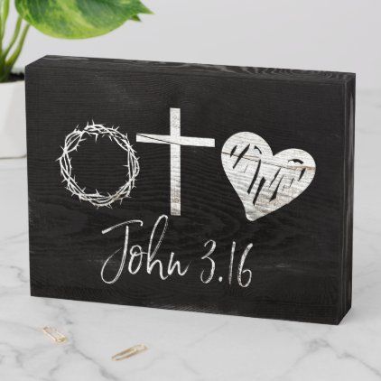 John 3.16 Christian Farmhouse Wooden Box Sign Christian Diy Decor, Resurrection Decorations, Christian Wood Crafts, Easter Crafts To Sell Gift Ideas, Christian Cricut Projects, Christian Crafts For Adults, Diy Christian Crafts, Christian Easter Decor Ideas, Resurrection Decor