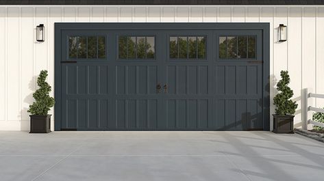 Composite Garage Doors, Grey Garage Doors, Metal Garage Doors, Garage Door Colors, Garage Door Rollers, Metal Address Sign, Garage Door Types, Best Garage Doors, Garage Door Styles