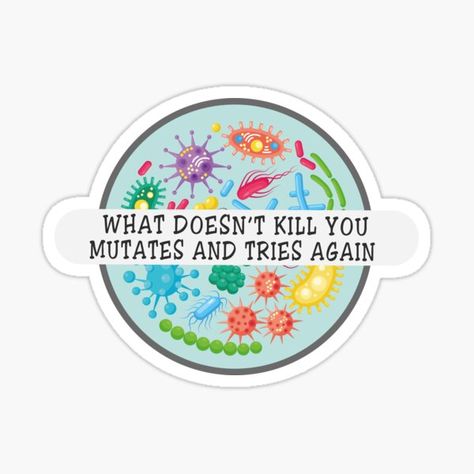 Biology Stickers Goodnotes, Microbiology Quotes, Medical Stickers, Science Stickers, Medical Laboratory Science, Cute Laptop Stickers, Medical Laboratory, Science Jokes, Biotechnology