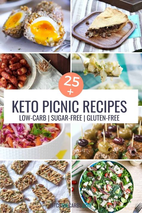 Low Carb Keto Picnic Recipes (for National Picnic Day). These are the best recipes perfect for a summer picnic, and equally perfect for school lunchbox ideas. Healthy Picnic Foods Easy, Keto Picnic Ideas, Keto Picnic Recipes, Easy Keto Picnic Food Ideas, Paleo Picnic Food, Picnic Food Healthy, Keto Beach Food Ideas, High Protein Picnic Foods, Picnic Food Ideas Low Carb