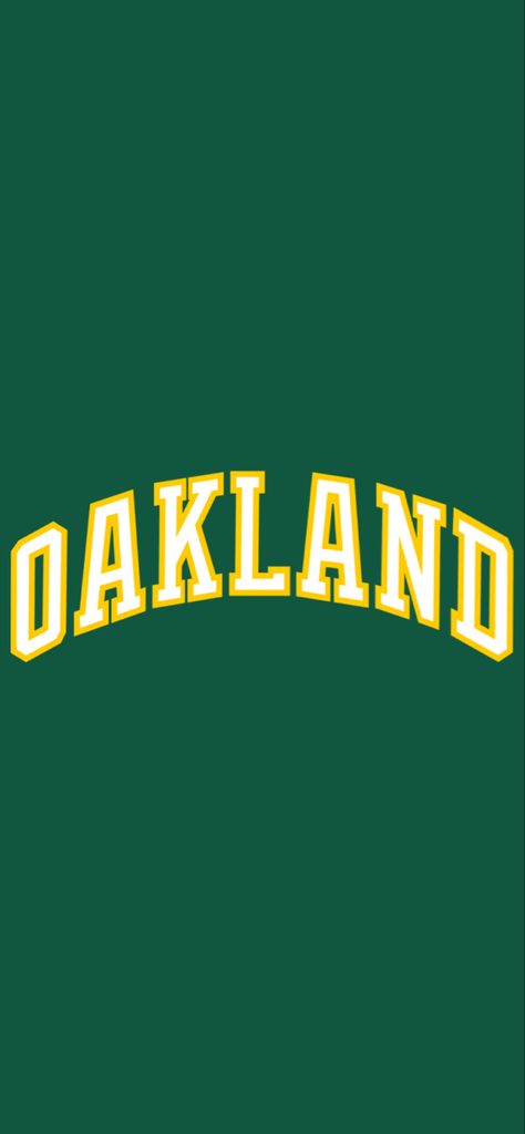 Oakland Athletics Wallpaper, Oakland A’s, Mlb Jersey, Great Team, Logo Fonts, Oakland Athletics, Sports Logo, Sports Team, Mlb