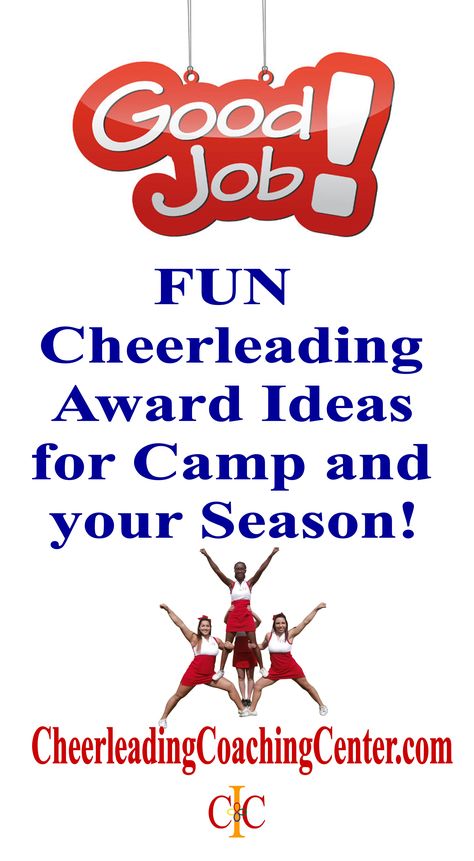 Fun Cheer Awards, Cheer Gifts From Coach, Spirit Awards Ideas Cheer, Cheerleading Award Ideas, Cheer Award Ideas, Cheer Bonding Ideas, Cheer Clinic Ideas, Cheer Incentives, Cheerleading Awards