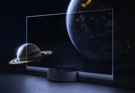 Transparent Tv, 3d Product Modeling, Product Modeling, Top Mobile Phones, Floating In The Air, Flexible Display, Oled Tv, 3d Product, Bang And Olufsen