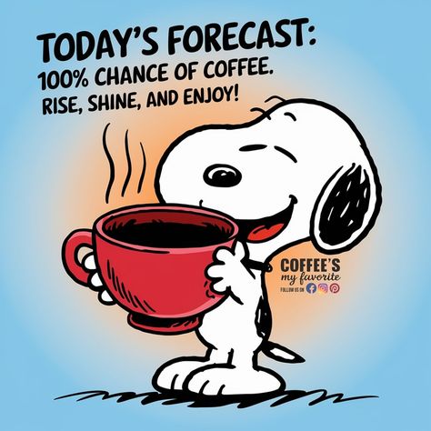 #coffeesmyfavorite #Coffeeaddict #coffeelovers #coffeetime #coffee #coffeeaddict #coffeeshop #coffeeholic Snoopy, Funny Coffee Quotes Mornings, Morning Funnies, Coffee Time Quotes, Happy National Coffee Day, Coffee Pics, Coffee Lover Humor, Coffee Jokes, Friday Coffee