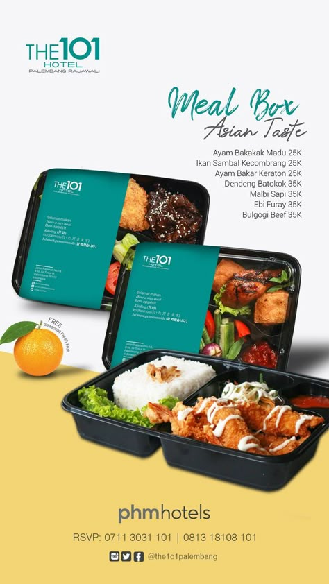 Bundle Promo Design, Meal Box Ideas, Meal Delivery Ideas, Box Lunch Ideas Catering Food, Meal Delivery Packaging, Boxed Lunch Catering, Kyoto Food, Healthy Food Branding, Asian Food Photography