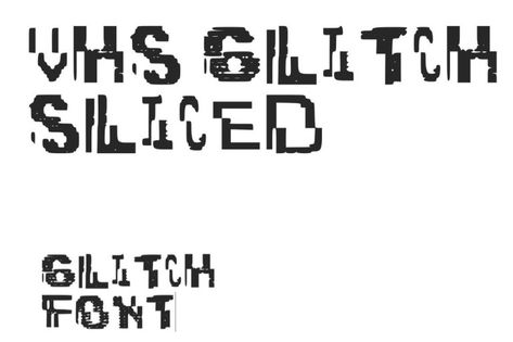 VHS Glitch 3 Sliced is a glitched screen display font that comes in 2 glitched styles with sliced glitched features! Including numbers and symbols, the distorted and sliced effect is based on the look of a retro TV bitmap screen font. It is ideal for any hacker, web nerd, or glitch art lover. Get creating, […] Get your free download of the VHS Glitch 3 Sliced Font now at FreeFontDL - Free Font Download! Vhs Glitch, Free Font Download, Ttf Fonts, Display Fonts, Commercial Fonts, Font Names, Glitch Art, Font Free, Retro Tv