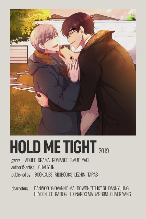 Manhwa Poster, Follow Me Instagram, Gay Comics, Anime Printables, Hold Me Tight, Anime Titles, Anime Poster, Romantic Manga, Manga Collection