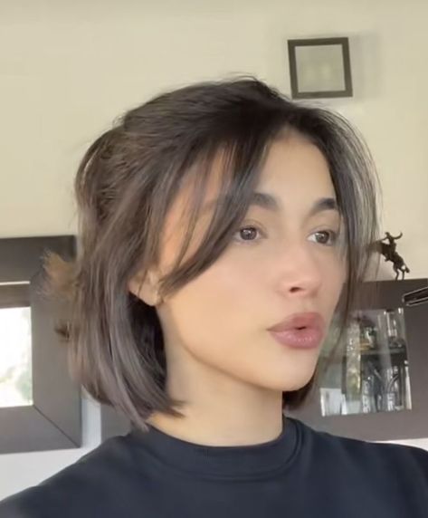 Hair Inspiration Short, Shot Hair Styles, Haircuts Straight Hair, Penteado Cabelo Curto, Short Hair Haircuts, Short Hair With Bangs, Cut My Hair, Hair Inspo Color, Grey Hair