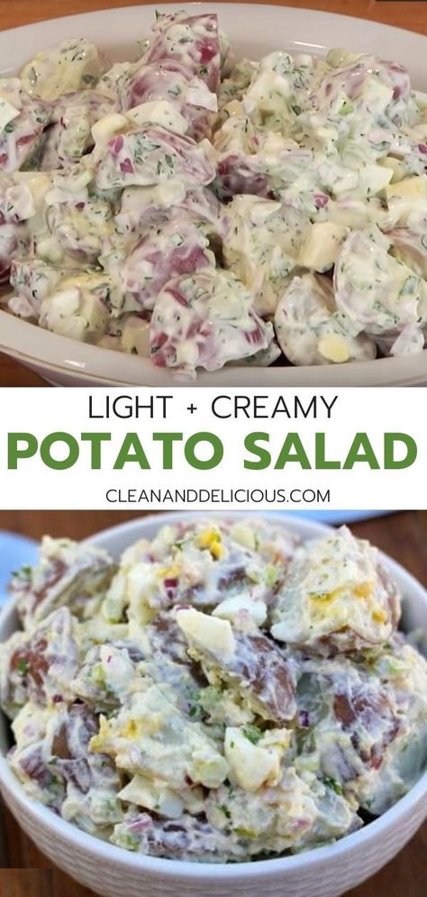 Low Sodium Potato Salad, Gluten Free Potato Salad, Red Skin Potato Salad, Party Salad, Celiac Diet, Homemade Potato Salads, Potato Salad Dressing, Red Potato Salad, Potato Salad Healthy