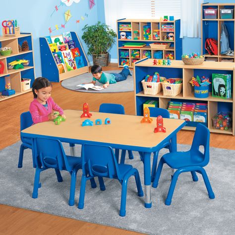 Diy Preschool Classroom, Preschool Classroom Furniture, Daycare Room Design, Preschool Classroom Layout, Preschool Classroom Setup, Daycare Furniture, Daycare Rooms, Preschool Furniture, Preschool Designs