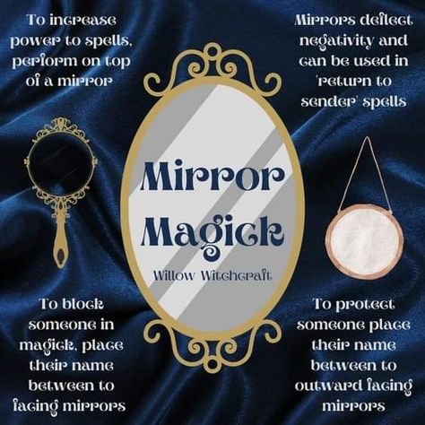 Mirror Work Witchcraft, Mirrors In Witchcraft, Familiers Witchcraft, Protection Tools Witchcraft, Braid Magic Witchcraft, Book Of Mirrors Witchcraft, Protection In Witchcraft, Locking Mirror Witchcraft, Mirror Magic Spells