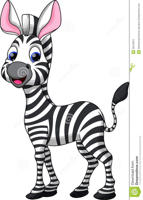 Zebra Clipart, Zebra Cartoon, Zebra Drawing, Zebra Illustration, Afrique Art, Animated Animals, Funny Wallpaper, Cute Cartoon Animals, Art Drawings For Kids