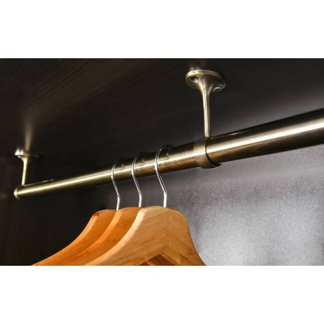 Bar Wardrobe, Iron Door Latch, Hanging Utensils, Traditional Wardrobe, Wardrobe Rail, Closet Design Layout, Steel Curtain, Curtain Pole, Small Wardrobe