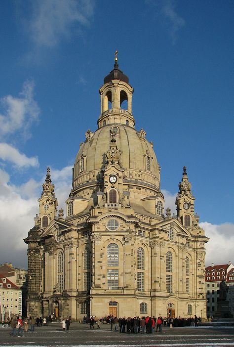 Coventry Cathedral, Reformation Day, Dresden Germany, Architecture Landmark, Old Churches, Cathedral Church, Baroque Architecture, Architecture Old, Architecture Exterior