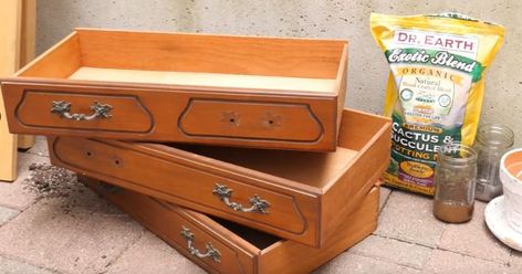 Diy With Dresser Drawers, What To Do With Old Dresser Drawers, Things To Do With Old Drawers, What To Do With Drawers, What To Do With Old Drawers, No Dresser Solutions, Drawers Repurposed Diy, Upcycle Drawers, Drawer Ideas