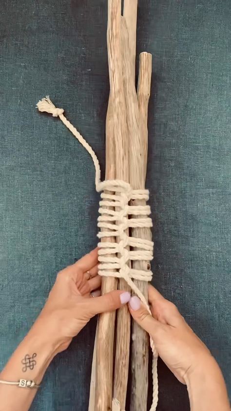 macramessage on Instagram: How to tie sticks! 🙃🙌🏻🪵🪢 📍YouTube : Sasha Macramessage . . . . . . . . . . . . . . ____________________________________________… Sasha Macramessage, Avicii, Driftwood Art, Bobby Pins, Macrame, Hair Accessories, Jesus, On Instagram, Beauty