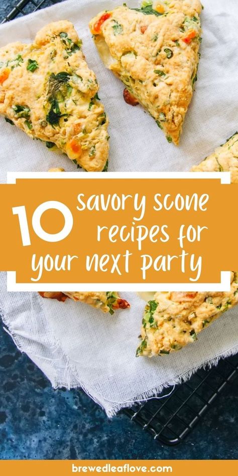 Easter Scones Brunch, Savory Cafe Snacks, Healthy Scones Recipe Oats, The Best Scones Recipe, Scones For A Crowd, Vegan Gluten Free Savory Scones, Scones Savory Recipe, Everything Scones, Savory Scone Ideas