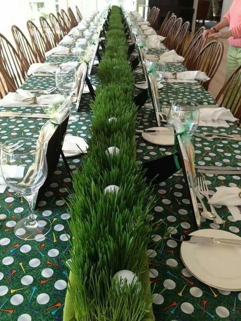 Golf Centerpieces, Golf Theme Party, Golf Birthday Gifts, Golf Party Decorations, Golf Ball Crafts, Golf Baby, Golf Birthday Party, Golf Decor, Masters Golf