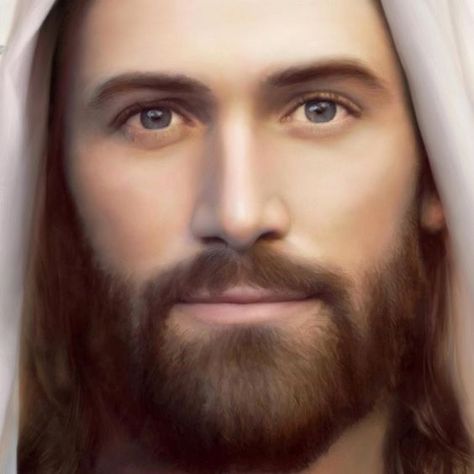 Some people do not look you in the eyes when they speak.  It causes some mistrust when I am not allowed to behold the light within them.  One of the things that drew … Jesus Christ Resurrection, Pictures Of Christ, Religious Pictures, Lds Art, Jesus Photo, Jesus Christ Art, Pictures Of Jesus Christ, Jesus Face, Jesus Painting