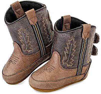 Amazon.com: Old West Kids Boots Baby Poppets (Infant/Toddler) Boots, Tan Canyon Crackle Foot/Blue Crackle Shaft, 3 US Unisex : Clothing, Shoes & Jewelry Baby Boy Western Outfits, Western Baby Shower Ideas For Boys, Cute Baby Things, Southern Baby, Western Embroidery, Western Babies, Infant Boys, Brown Babies, Toddler Boots