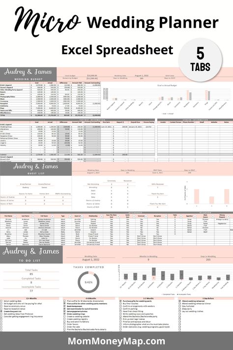 Micro Wedding Planning Excel Spreadsheet Wedding Cost Break Down, Micro Wedding Planning, Thank You Card Examples, Wedding Planner Outfit, Wedding Spreadsheet, Wedding Budget Spreadsheet, Planning Excel, Wedding Alcohol, Wedding Planner Checklist