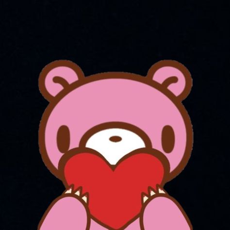 Phone Themes Dark, Dark Sanrio, Gloomy Bear, Phone Themes, Not Mine, Red, Pink, Black