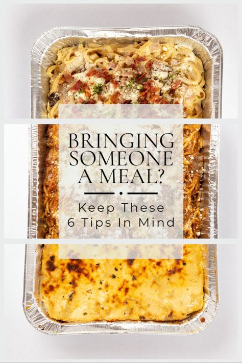 Meals For Sharing, Best Meal To Bring Someone, Freezer Meals To Give As Gifts, Healthy Meals To Take To Someone, Sick Neighbor Meal, Gifting Meal Ideas, Meals Everyone Should Know How To Cook, Freezer Meals To Take To Someone, Taking A Meal To A Family