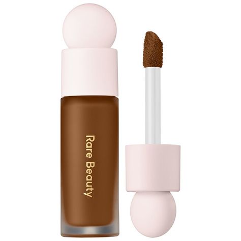 Liquid Touch Brightening Concealer - Rare Beauty by Selena Gomez | Sephora Koleksi Makeup, Brightening Concealer, Rare Beauty By Selena Gomez, Alat Makeup, Brightening Skin, Corrector Concealer, Concealer Shades, Best Concealer, Too Faced Concealer