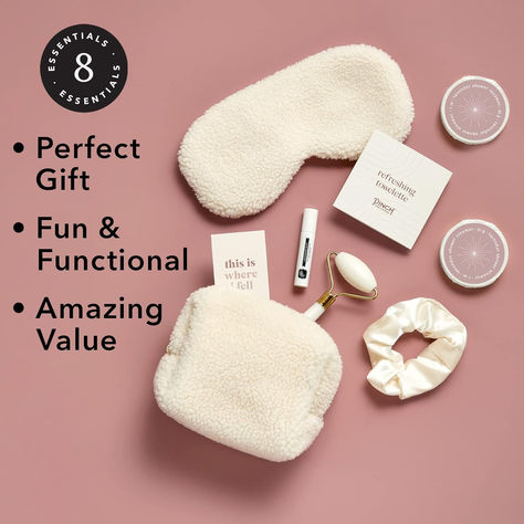 Pinch Provisions Be Kind UnWind Kit, Includes 8 Luxury Self Care and Spa Beauty Essentials, Perfect for Birthday Present, Self-Care Nights, Bachelorette, Christmas or Slumber Party Gift Lavender Shower Steamers, Corporate Client Gifts, Lavender Mist, Hangover Kit, Shower Steamers, Facial Roller, Emergency Kit, Small Pouches, Fall Holidays