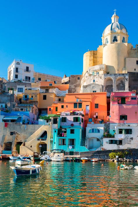 Procida, Italy: Things to do in the lesser-known island paradise | House & Garden Paradise House, Procida Italy, Italy Coast, Italy Holidays, Verona Italy, Amalfi Coast Italy, Italy Photography, Island Paradise, Southern Europe