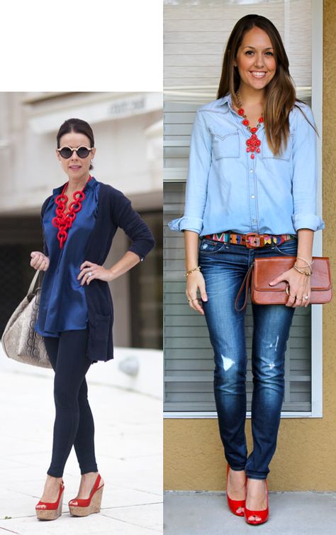 Red Necklace Outfit, Boss Style, You're Invited, Red Necklace, Style Photo, My Outfit, Casual Clothes, Brown Sandals, Shoe Obsession