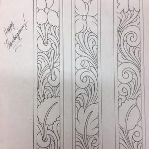 Free Leather Design Patterns - Don Gonzales Saddlery Don Gonzales, Weekend Drawing, Belts Design, Leather Patterns Templates, Baroque Frame, Belt Pattern, Custom Leather Belts, Leather Working Patterns, Leather Patterns