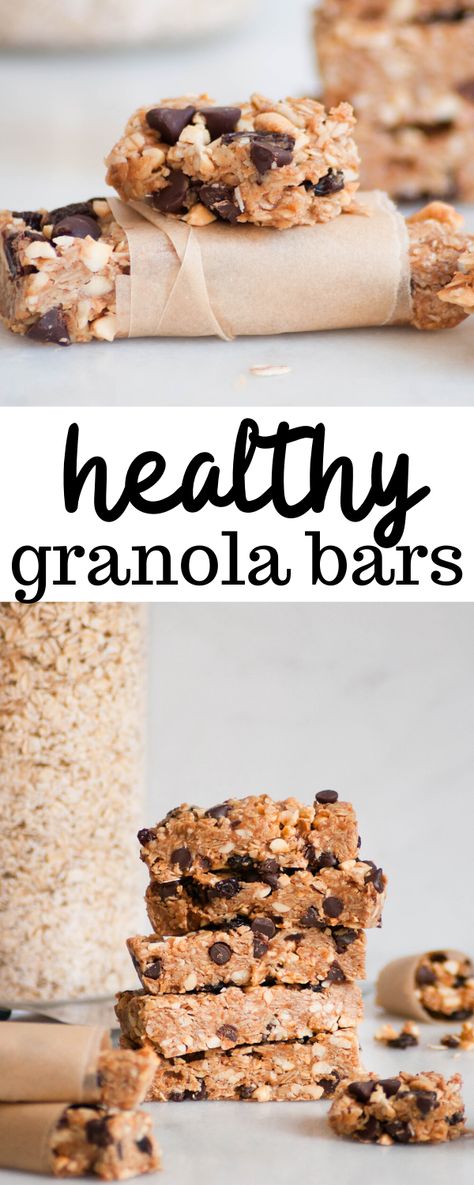 Erin Lives Whole, Healthy Granola, Healthy Granola Bars, Granola Recipe Bars, Healthy Bars, Peanut Butter Granola, Homemade Granola Bars, Granola Bar, Protein Muffins