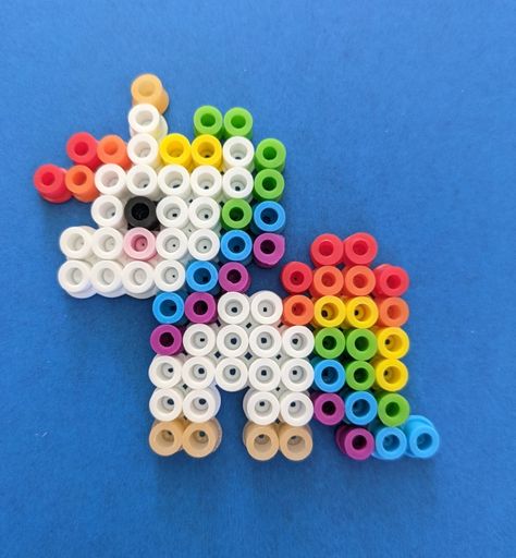 Disney Fuse Bead Patterns, Unicorn Perler Beads, Elephant Perler Bead Pattern, Perler Beads Designs Pattern Pixel Art, Hama Beads Patterns Animals, Unicorn Perler Bead Pattern, Perler Beads Animals, Cute Perler Bead Patterns, Bead Unicorn