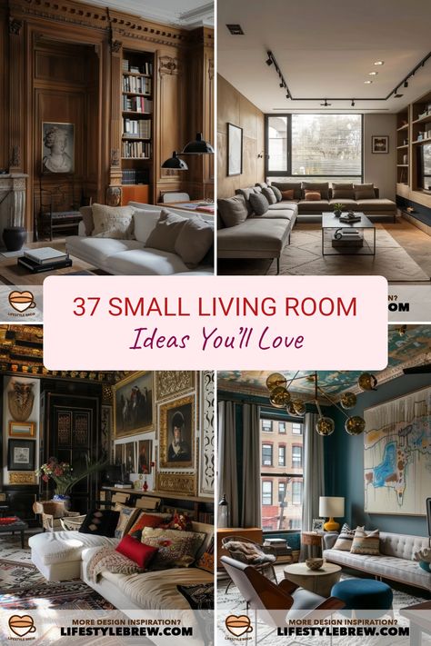 Transform your small living room with these 37 inspiring design ideas! Discover effective layout techniques, stylish furniture choices, and clever decor tips that will help you maximize your cozy space. From bold color schemes to multifunctional furniture designs, find the perfect balance of style and functionality. Explore how to use lighting, accents, and textiles to create a warm and inviting atmosphere Living Room No Couch Ideas, Small Parlor Room Ideas, 10x10 Living Room, Two Sofa Living Room Layout, Small Living Room Furniture Layout, Traditional Home Living Room, Small Living Room Design Ideas, Small Condo Living, Clever Decor