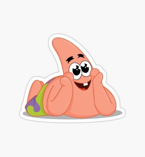 Spongebob And Patrick Stickers, Patrick Star Stickers, Sticers Idea, Stickers Spongebob, Patrick Sticker, Sticker Spongebob, Spongebob Stickers, Sponge Bob Square Pants, Vsco Stickers