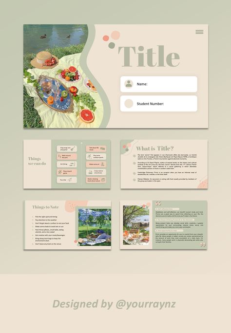 Minimalist Education PowerPoint Template

- Soft green color palette
- Modern and minimal design
- Perfect for presentations, portfolios, and more
- Easily customizable to fit your Aesthetic Power Point Template, Powerpoint Presentation Ideas Aesthetic, Aesthetic Canva Presentation Templates, Aesthetic Power Point Presentation, Educational Presentation Design, Power Point Inspo Aesthetic, Slides Go Templates Aesthetic, Self Presentation Powerpoint, Creative Google Slides Ideas