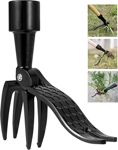 Amazon.com : OPENDGO Stand Up Weed Puller Tool Weeding Head Replacement Manual Weed Remover Aluminum Claw Weeder Root Remover Hand Tool for Outdoor Garden Lawn Without Bending,Kneeling(No Pole) : Patio, Lawn & Garden Rural Garden, Garden Tool Shed, Weeding Tools, Garden Lawn, Tool Sheds, Outdoor Tools, Building Ideas, Hand Tool, Dear Santa