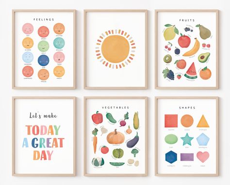 Classroom Decor Bundle, Set Of 30 Educational Posters, Homeschool Prints, Montessori Classroom Decor, Digital Download Montessori, Toddler Learning Posters, Montessori Posters, Creche Ideas, Make Today A Great Day, Montessori Wall, Montessori Classroom Decor, Toddler Chart, Math Symbols