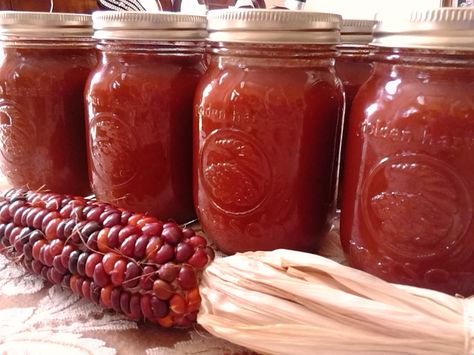 Southern Forager: Enchilada Sauce Canning Recipe. I would use paste made from dried chilies instead of chili powder. Enchilada Sauce Canning Recipe, Enchilada Sauce Canning, Canning Enchilada Sauce, Enchalada Sauce, Cook Apples, Pickled Beans, Pickled Corn, Canning Tomatoes Recipes, Fried Apple