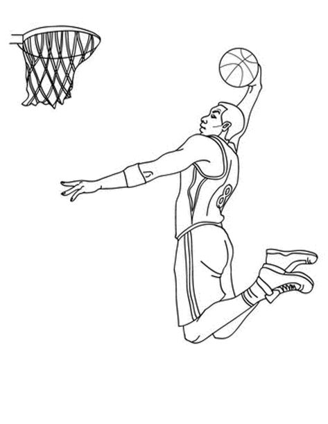 Basketball Coloring Pages, Basketball Drawings, Free Basketball, Sports Coloring Pages, Sports Drawings, Sport Portraits, Easy Drawing Tutorial, Nba Wallpapers, Image Swag