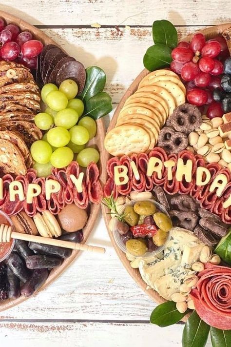 Birthday Charcuterie Board Ideas Charcuterie Board Kids, Birthday Charcuterie, Flower Desserts, Popsugar Food, Charcuterie Inspiration, Party Food Platters, Charcuterie And Cheese Board, Charcuterie Recipes, Artisan Cheese