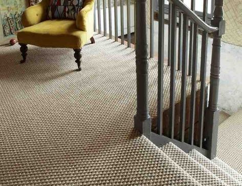 Natural -  Seagrass Carpet Best Carpet For Stairs, Seagrass Carpet, Carpet Staircase, Lounge Rooms, Alternative Flooring, Grass Carpet, Hall Carpet, Sisal Carpet, Natural Carpet