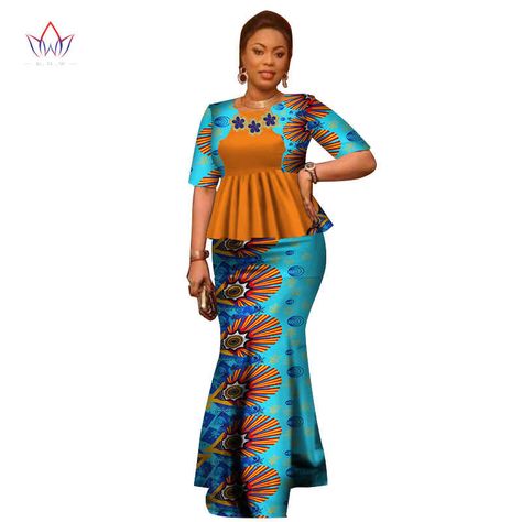 Ankara Clothing, Ankara Skirt And Blouse, Best African Dresses, African Fashion Skirts, African Dresses Modern, African Wear Dresses, African Fashion Ankara, African Fashion Modern, African Fashion Women Clothing