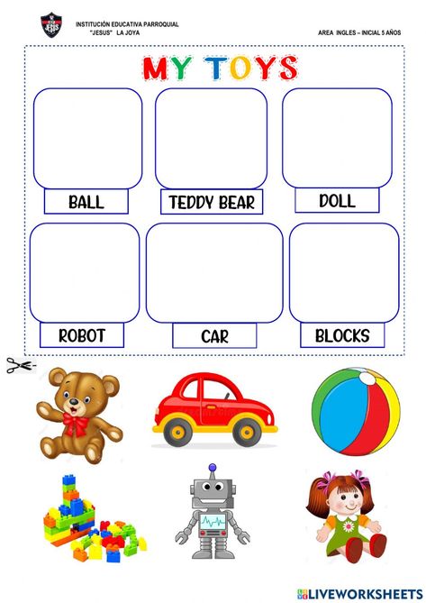 English worksheets for kids